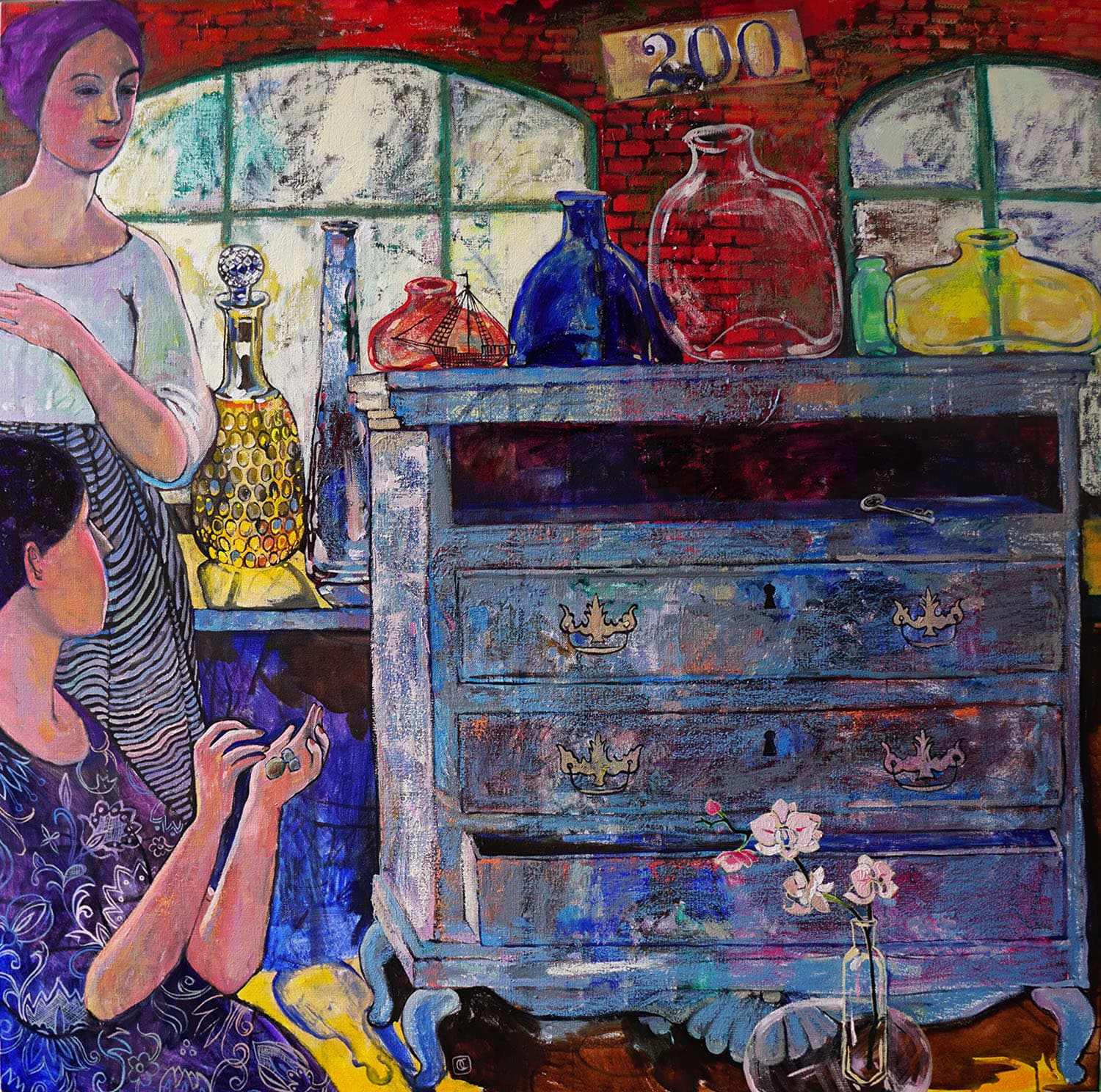 Returning from the ocean